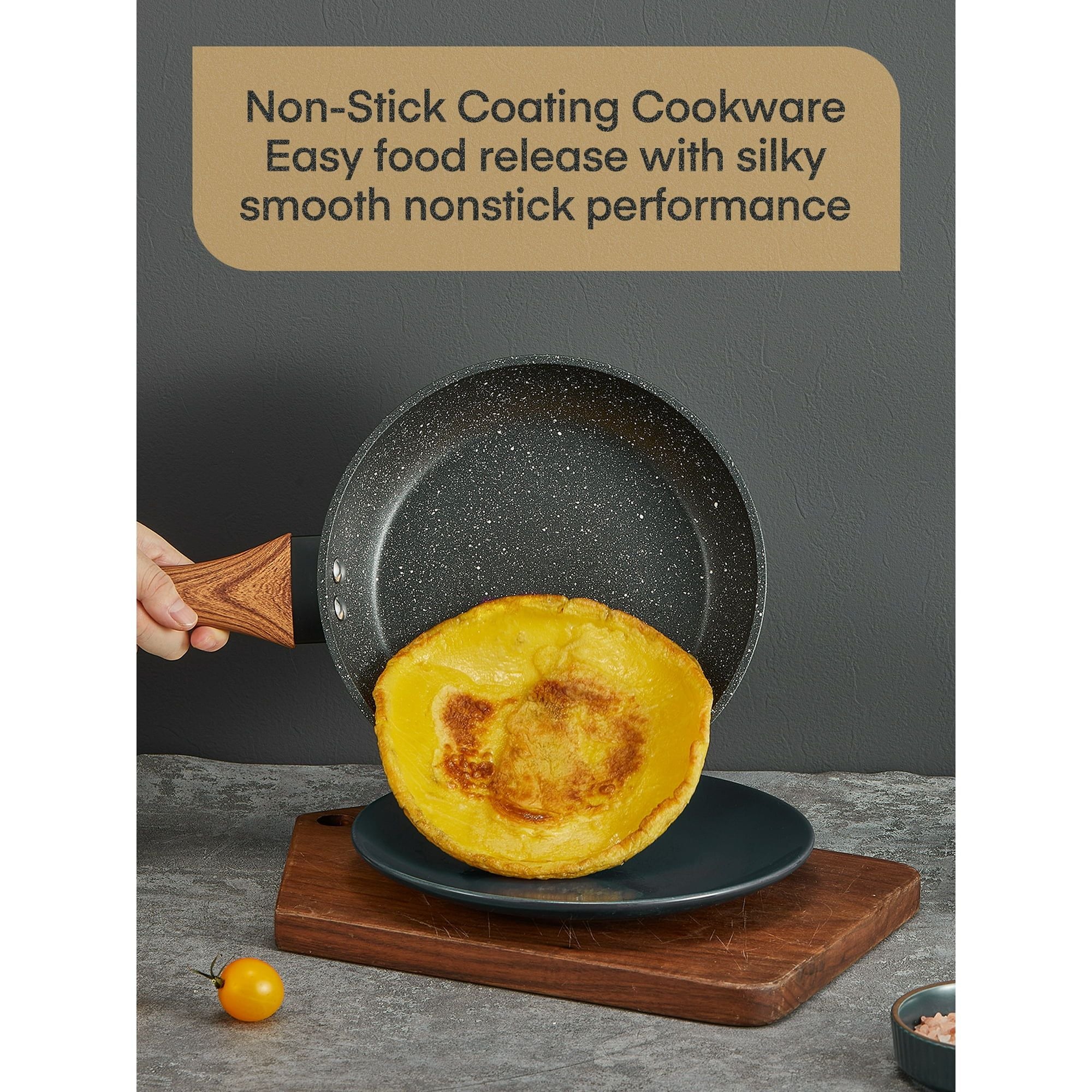 15-Piece Nonstick Cookware Set – Pots, Pans, Lids & Steamer