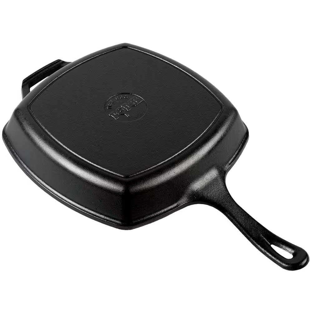10.5-inch Square Cast Iron Skillet Frying Pan - Made in USA