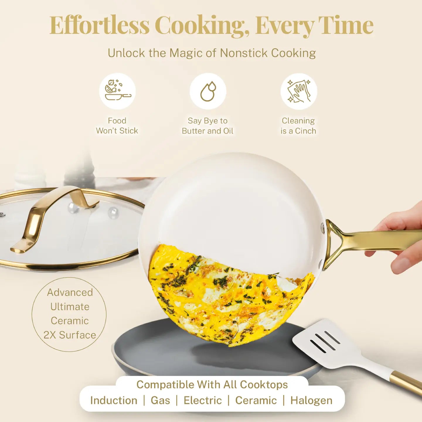 Heavy Duty Nonstick Cookware Set